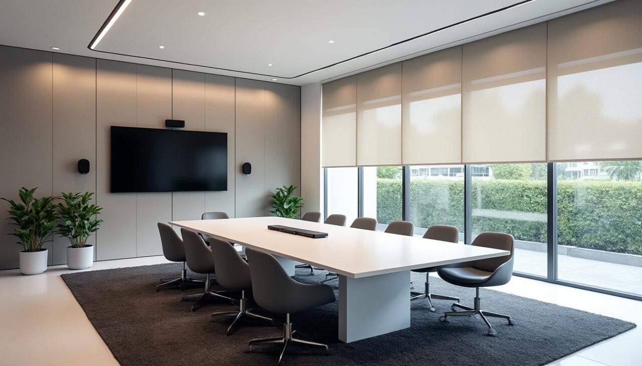 découvrez comment optimiser l’acoustique de votre pièce pour des visioconférences claires et efficaces, en réduisant les échos et les bruits environnants.